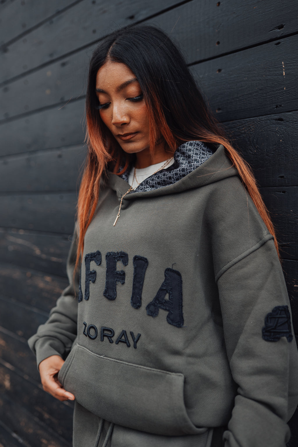 Samsara Khaki Green Hoodie
